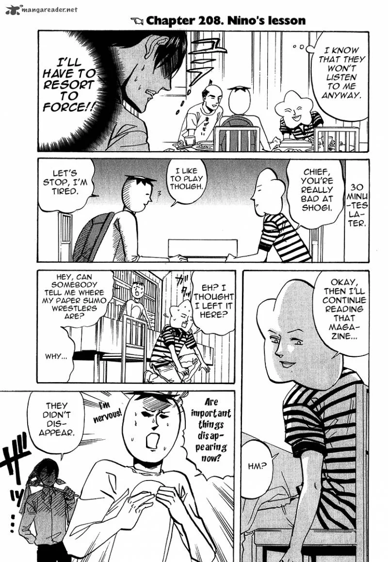 Arakawa Under the Bridge Chapter 208 page 1