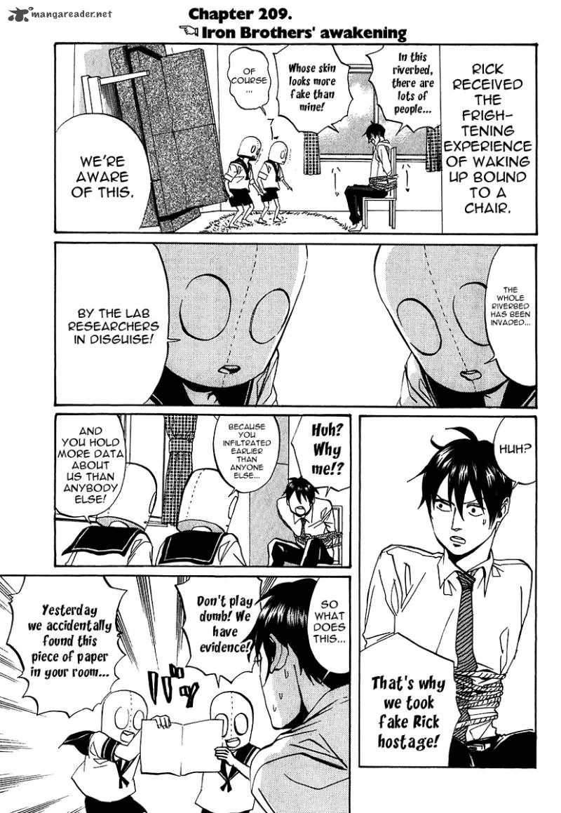 Arakawa Under the Bridge Chapter 209 page 3