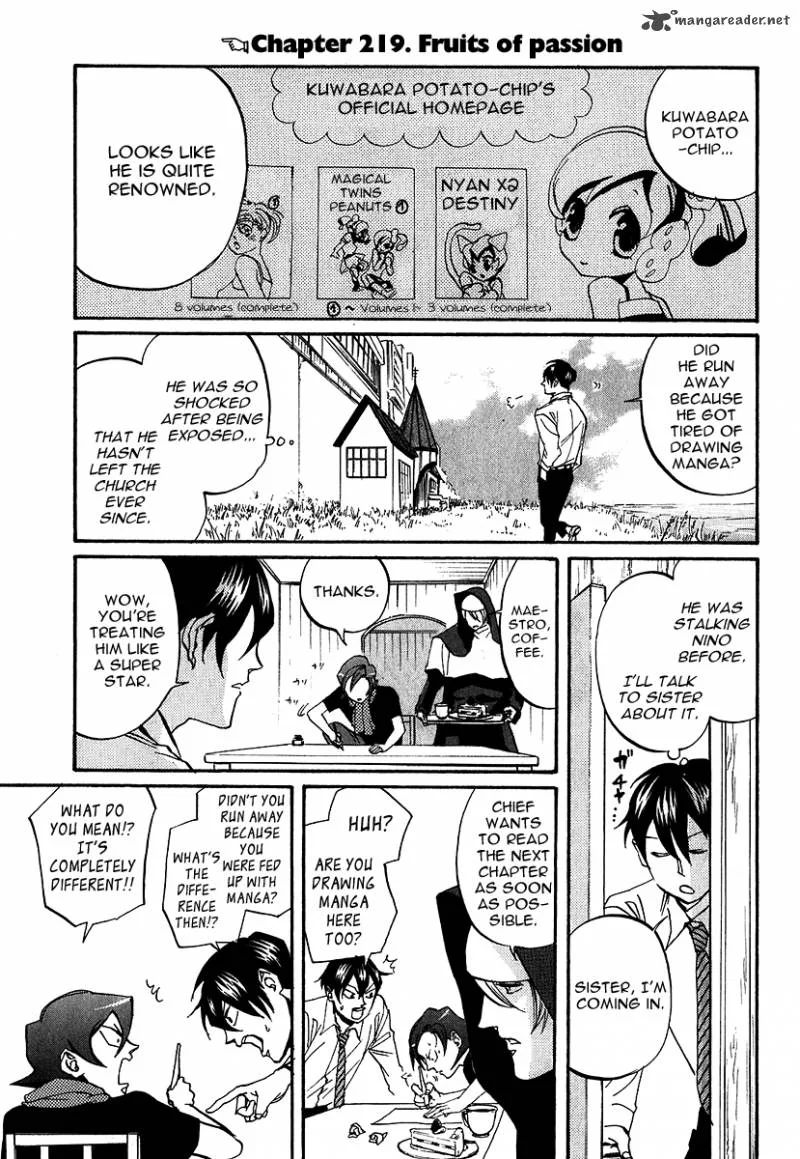 Arakawa Under the Bridge Chapter 219 page 1