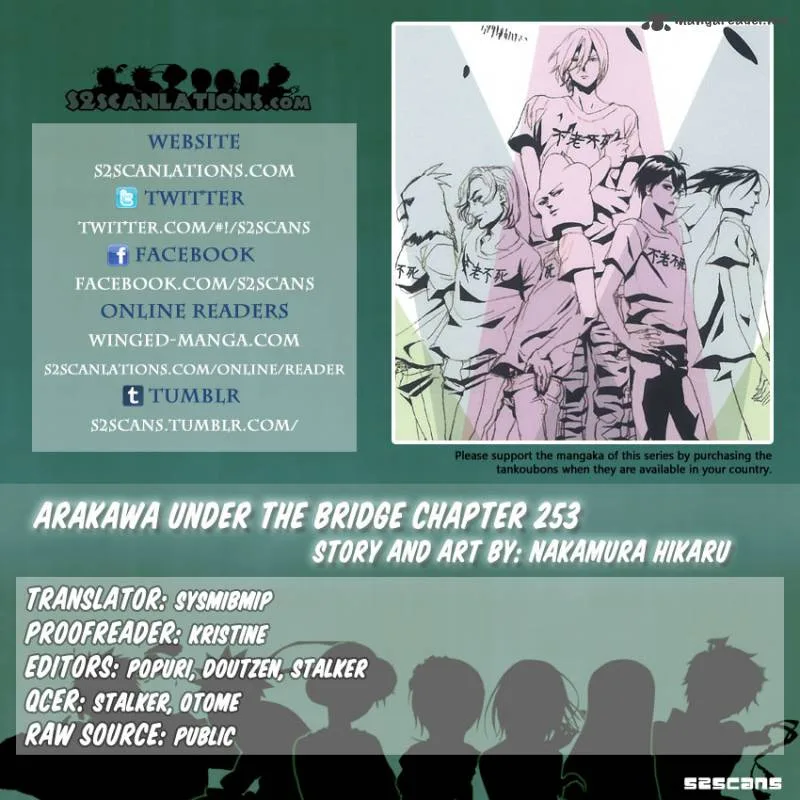 Arakawa Under the Bridge Chapter 253 page 1