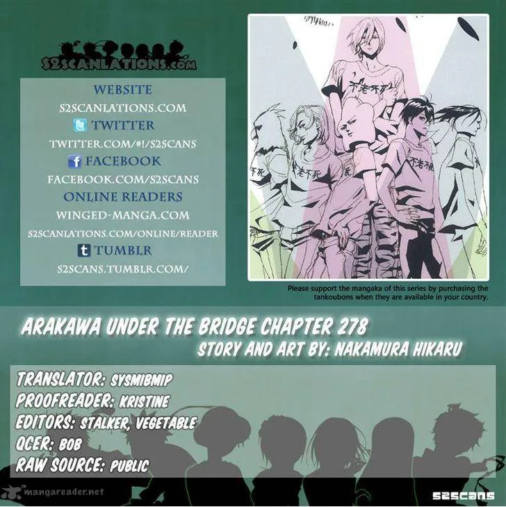 Arakawa Under the Bridge Chapter 278 page 7