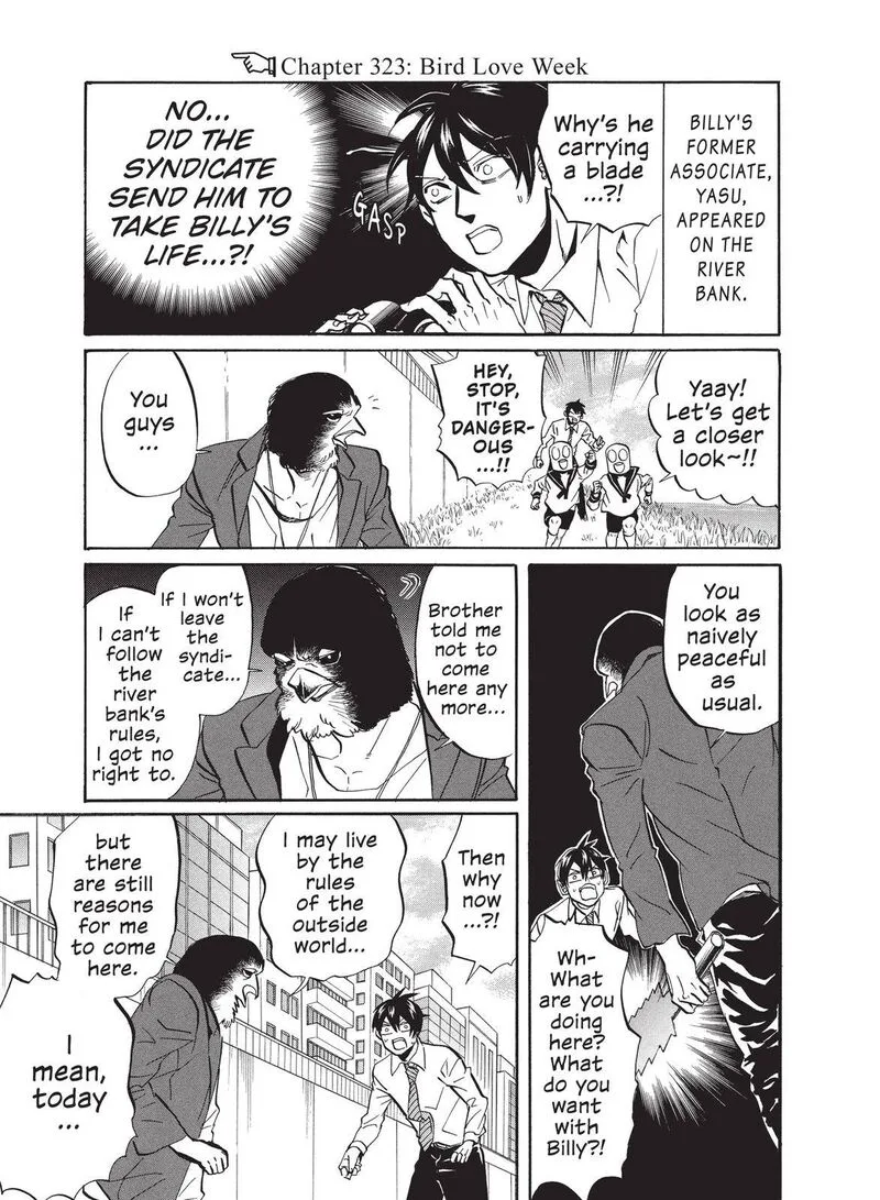 Arakawa Under the Bridge Chapter 323 page 1