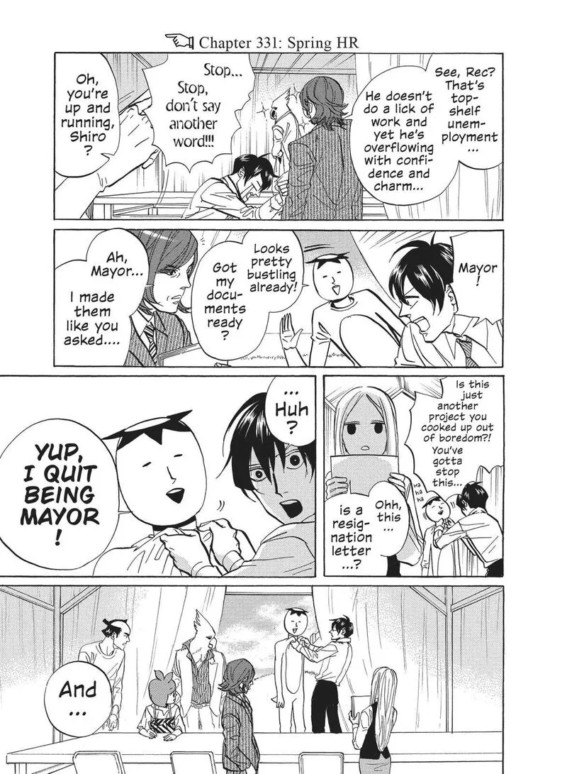 Arakawa Under the Bridge Chapter 331 page 1