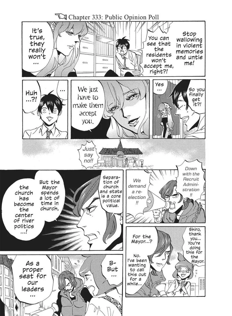 Arakawa Under the Bridge Chapter 333 page 1
