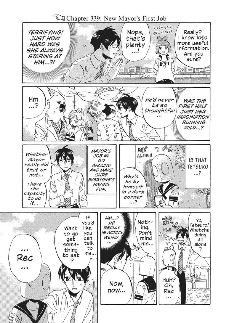 Arakawa Under the Bridge Chapter 339 page 1