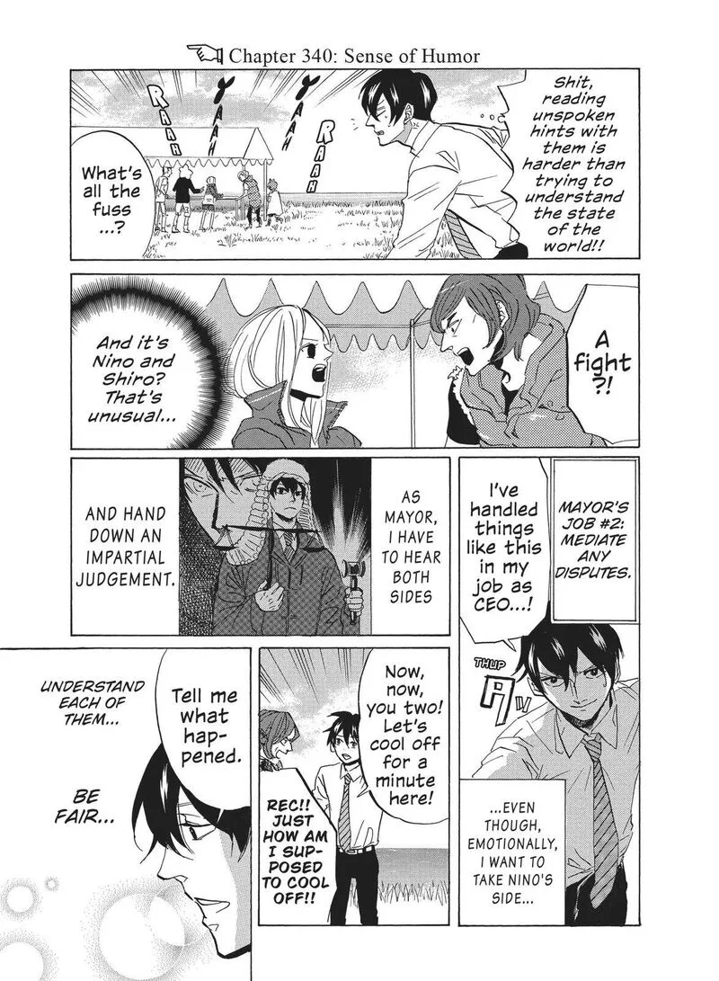 Arakawa Under the Bridge Chapter 340 page 1