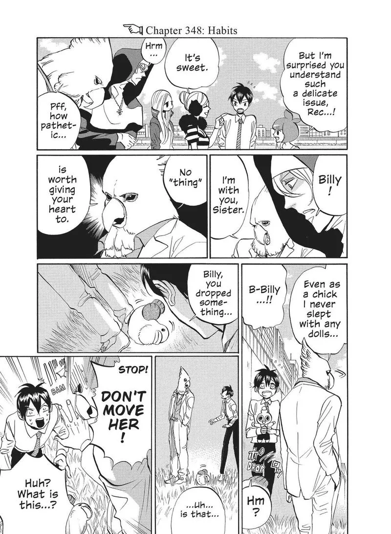 Arakawa Under the Bridge Chapter 348 page 1