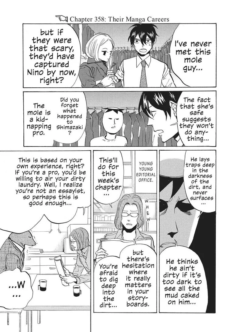 Arakawa Under the Bridge Chapter 358 page 1