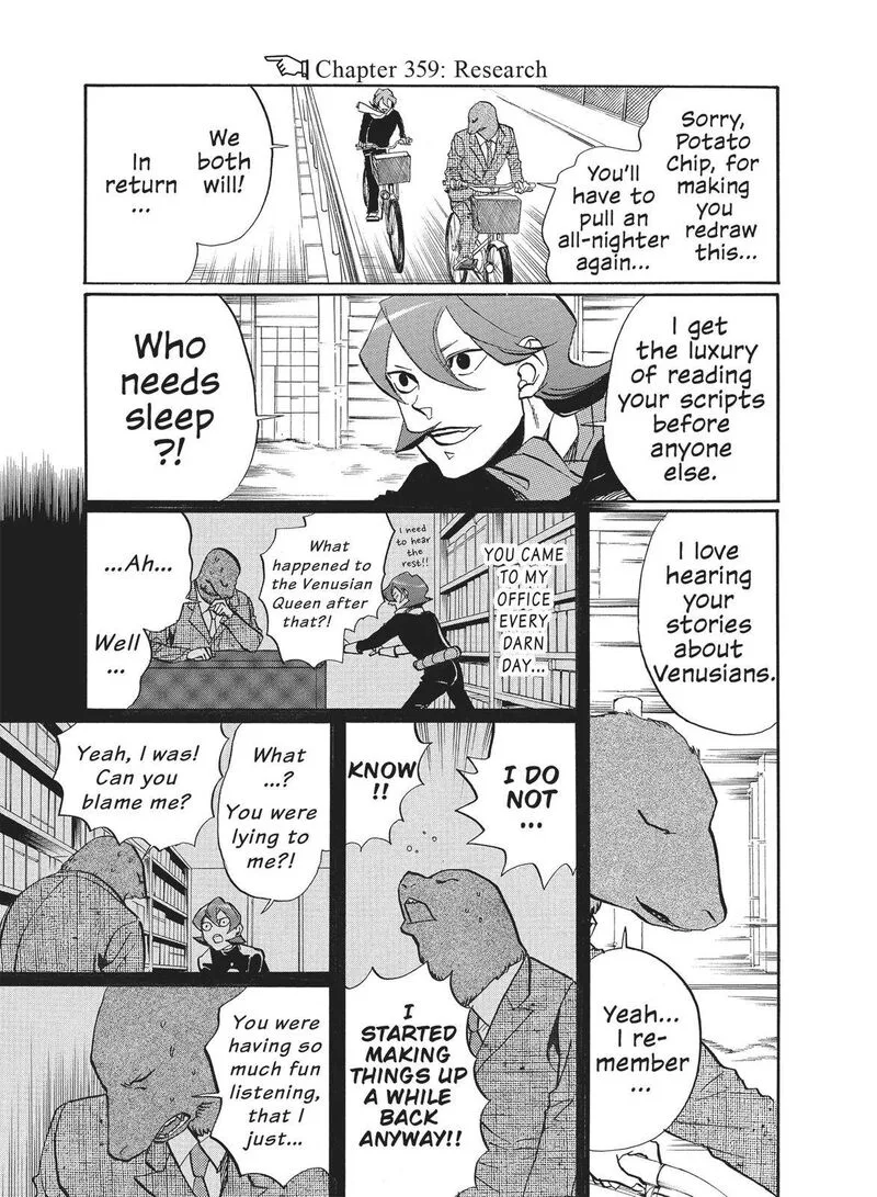 Arakawa Under the Bridge Chapter 359 page 1