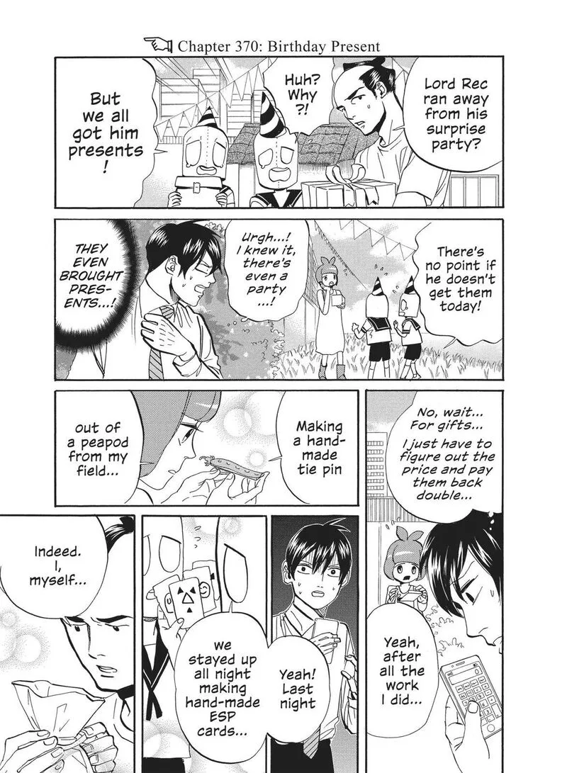 Arakawa Under the Bridge Chapter 370 page 1