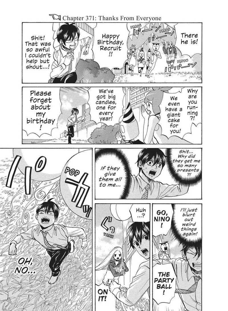 Arakawa Under the Bridge Chapter 371 page 1