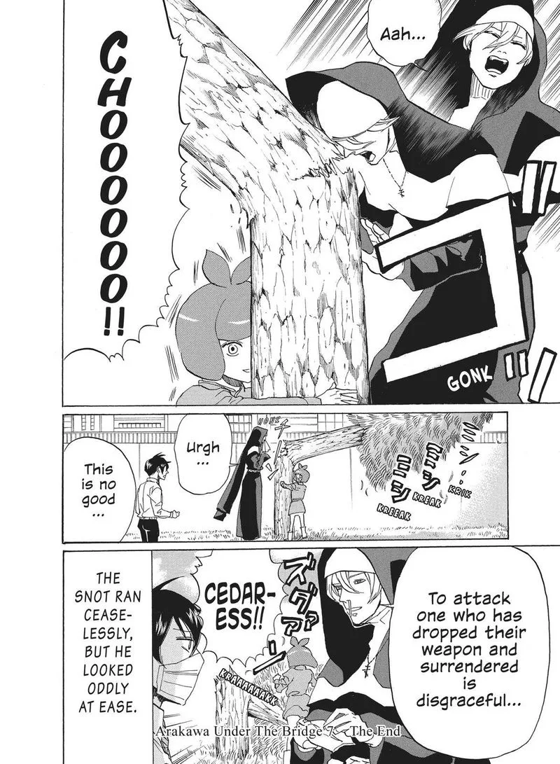 Arakawa Under the Bridge Chapter 375.5 page 10