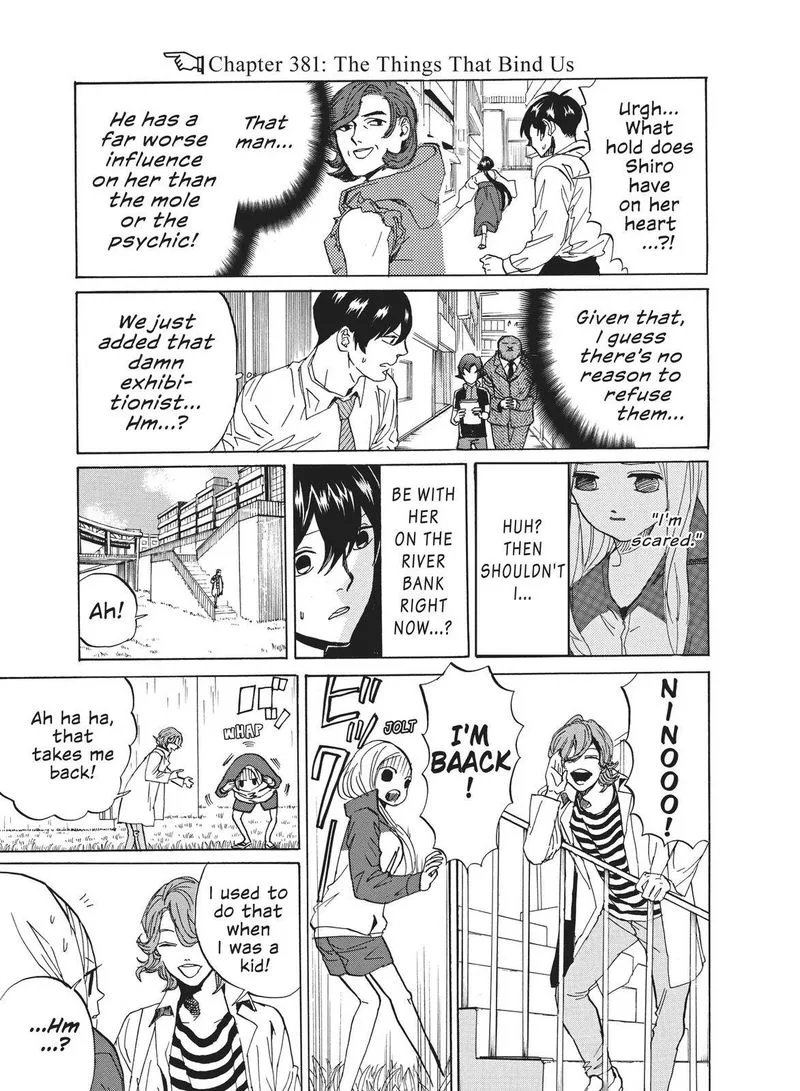 Arakawa Under the Bridge Chapter 381 page 1