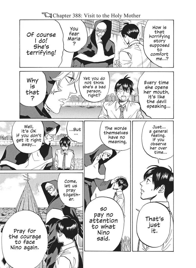 Arakawa Under the Bridge Chapter 388 page 1