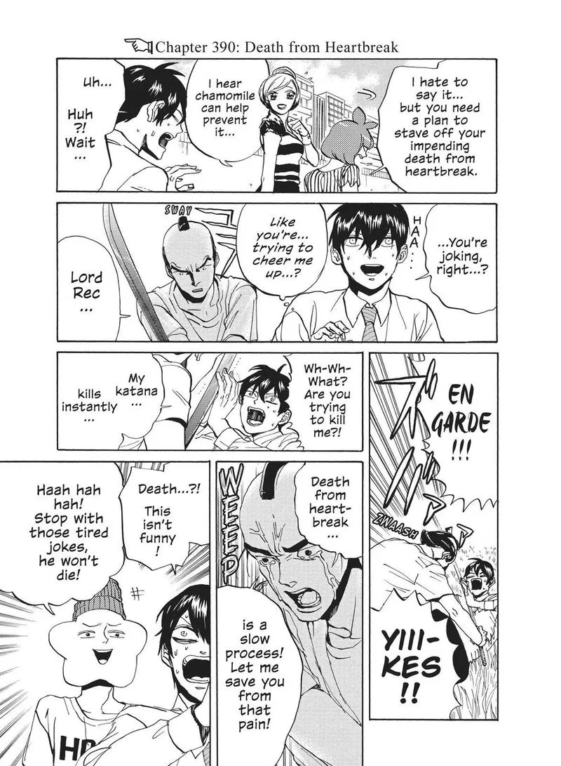 Arakawa Under the Bridge Chapter 390 page 3