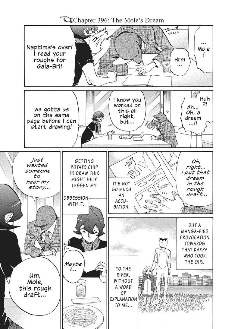 Arakawa Under the Bridge Chapter 396 page 3