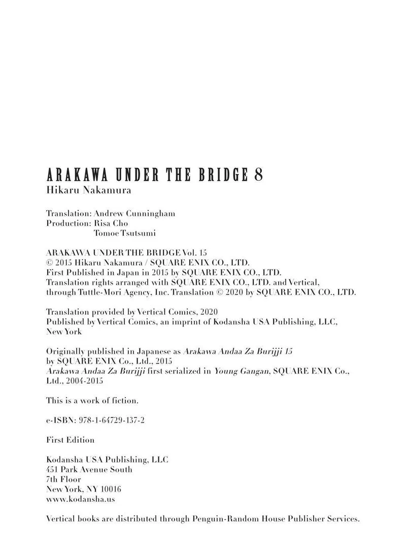 Arakawa Under the Bridge Chapter 401.5 page 19