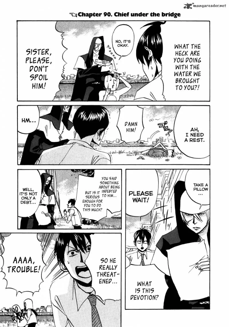 Arakawa Under the Bridge Chapter 90 page 1