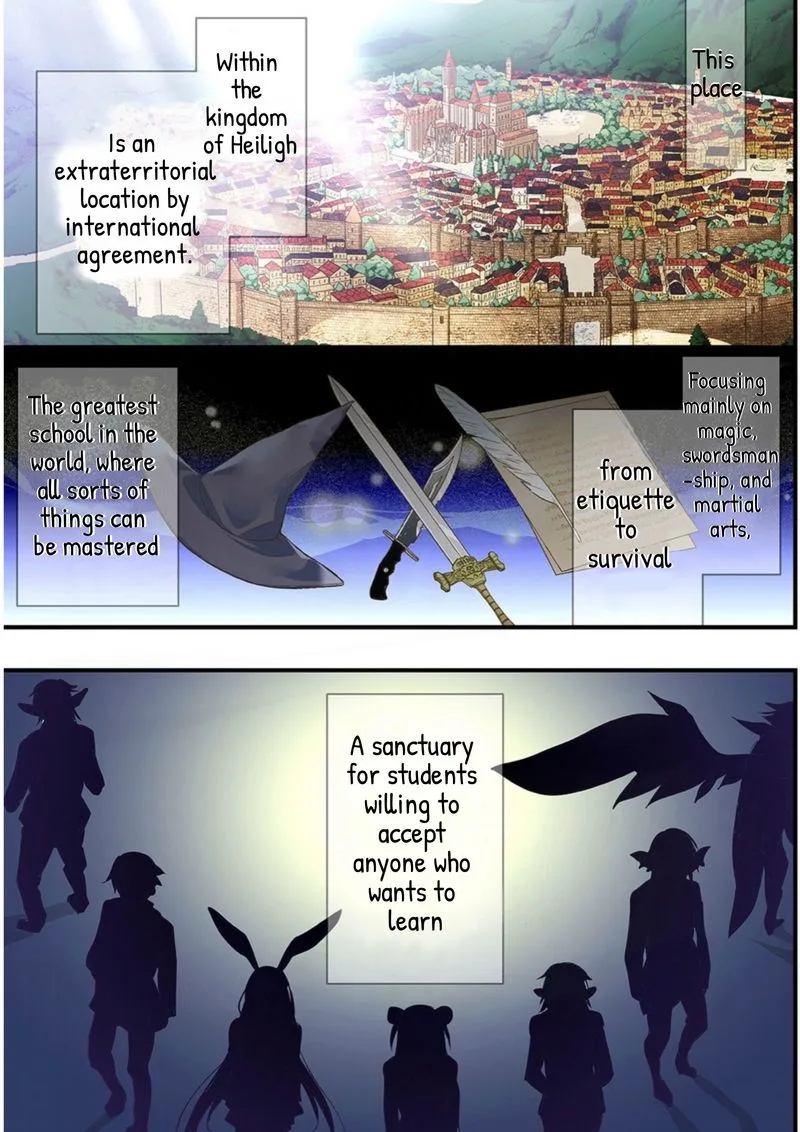 Arifureta Gakuen de Sekai Saikyou Chapter 1 page 1
