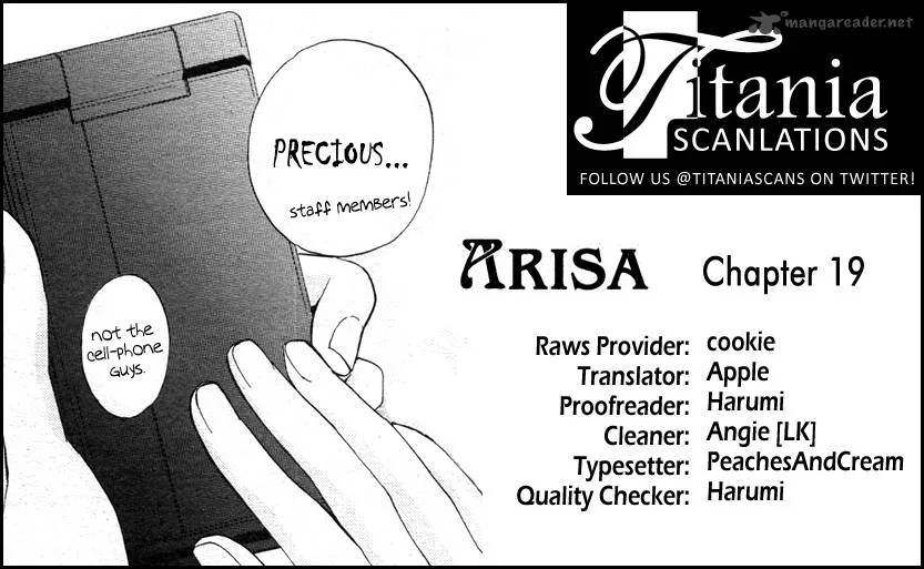 Arisa Chapter 19 page 1