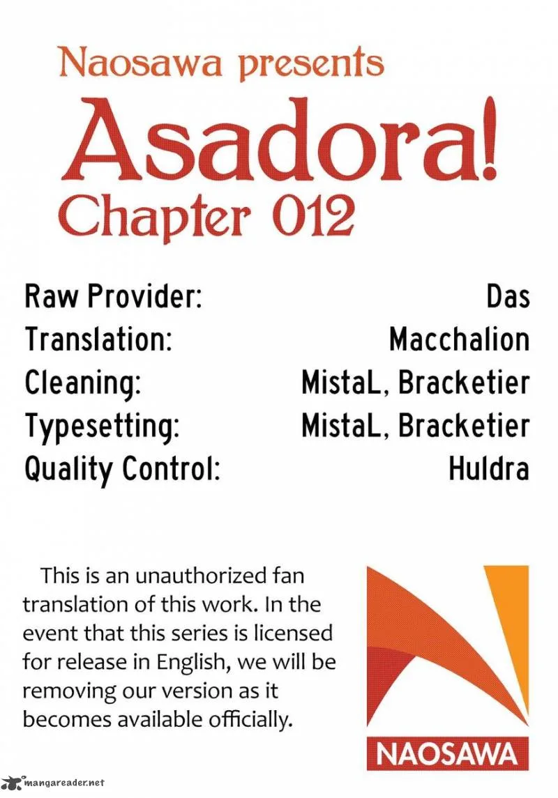Asadora! Chapter 12 page 26