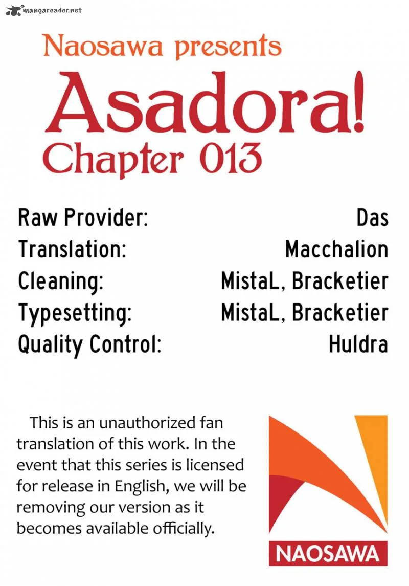 Asadora! Chapter 13 page 21