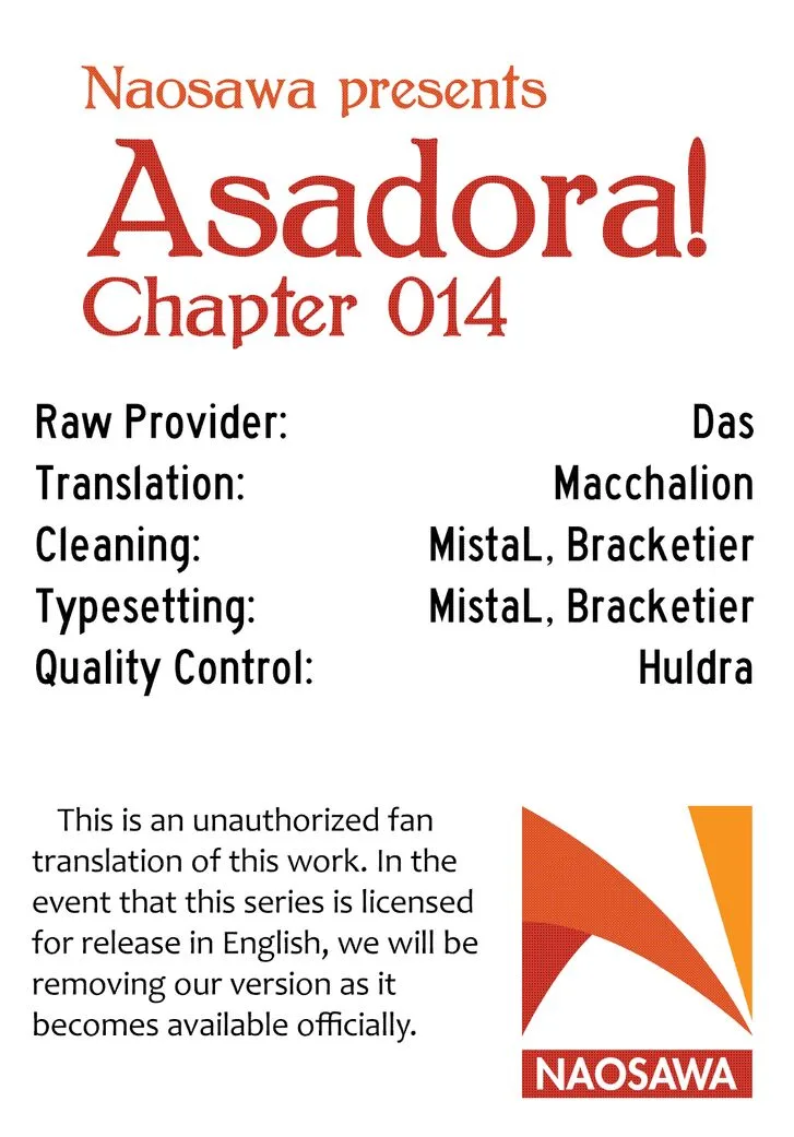 Asadora! Chapter 14 page 27