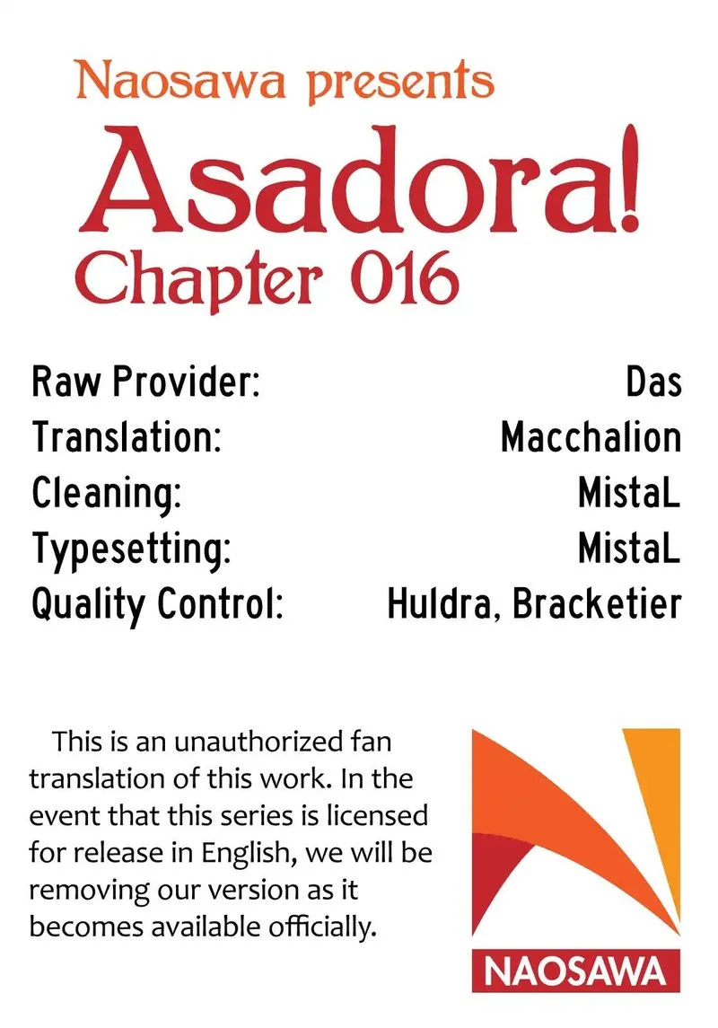 Asadora! Chapter 16 page 25
