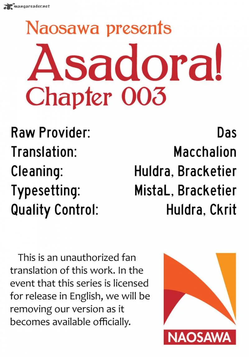Asadora! Chapter 3 page 25