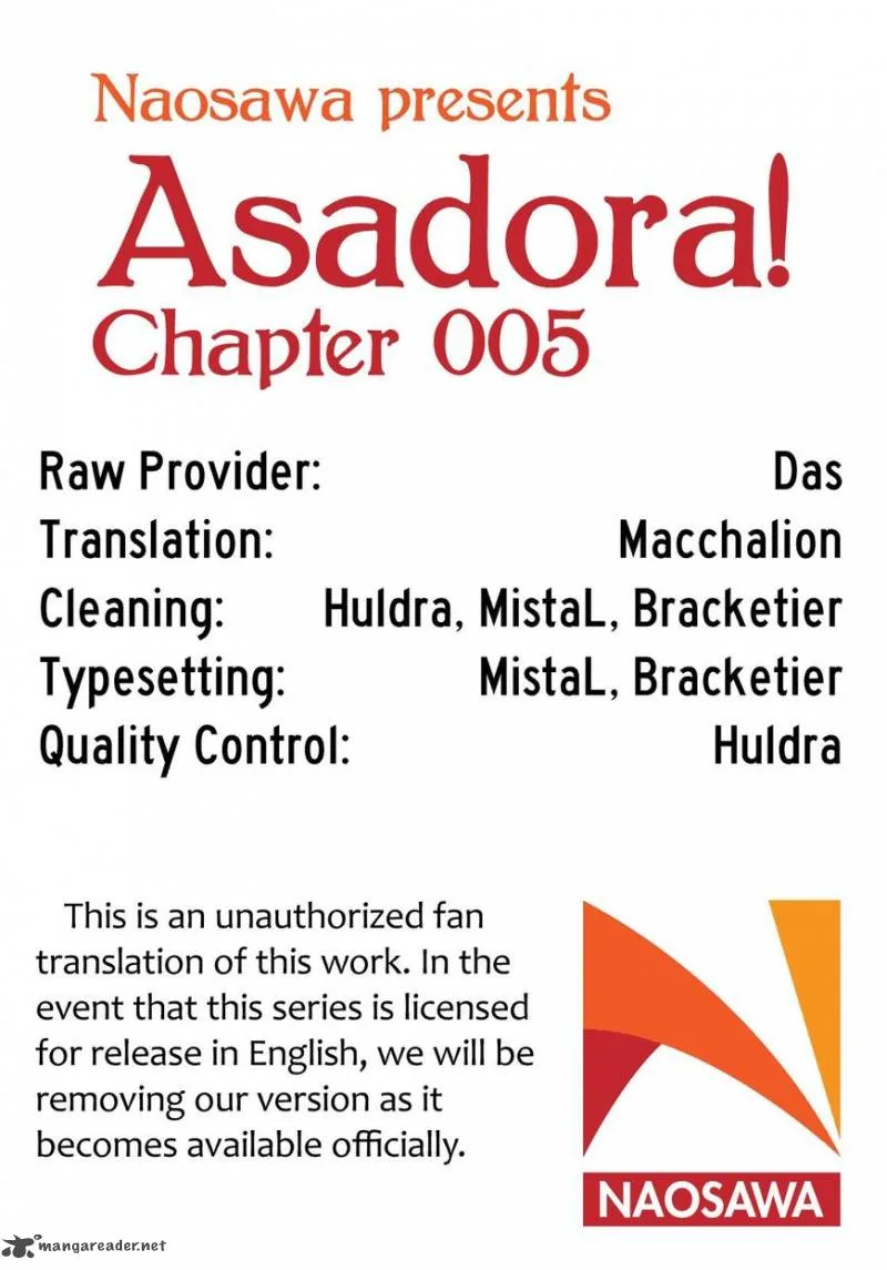 Asadora! Chapter 5 page 21
