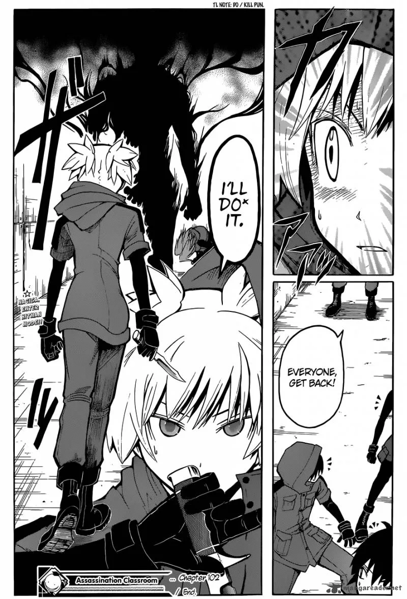 Assassination Classroom Chapter 102 page 20