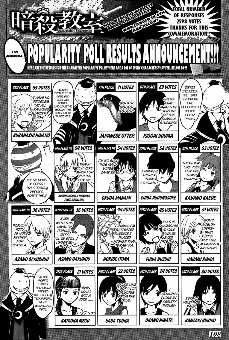 Assassination Classroom Chapter 107 page 22