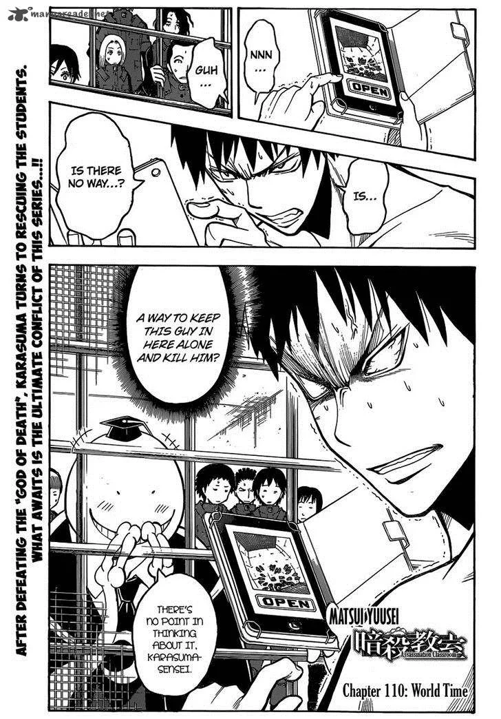 Assassination Classroom Chapter 110 page 1
