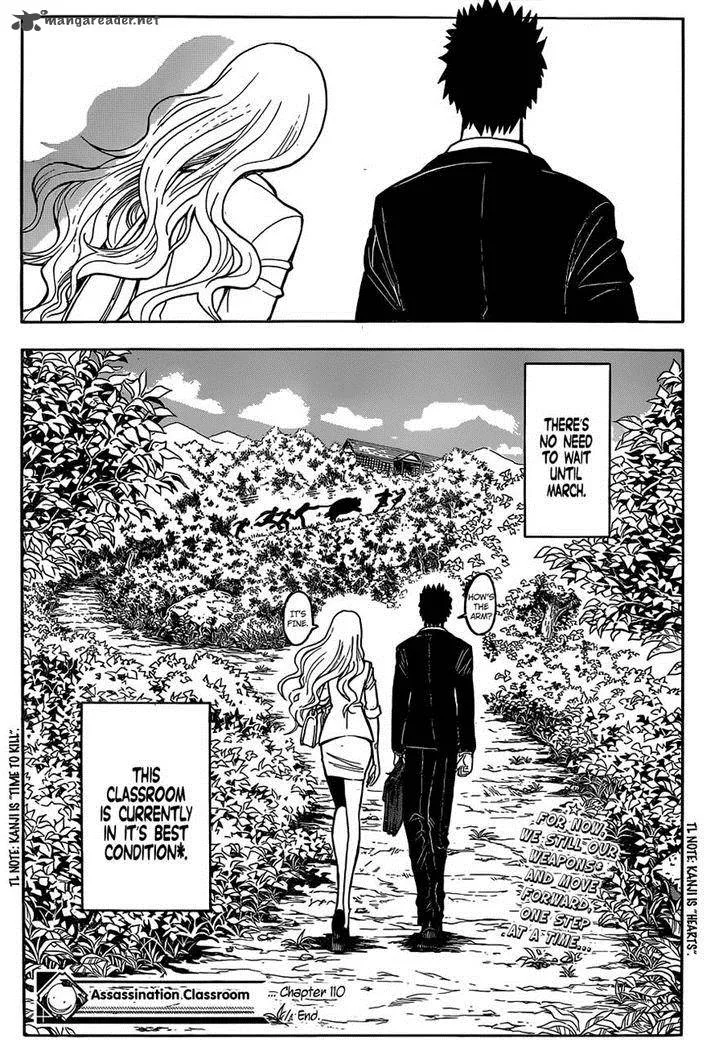 Assassination Classroom Chapter 110 page 19