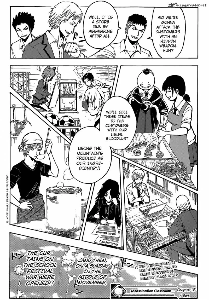 Assassination Classroom Chapter 115 page 23