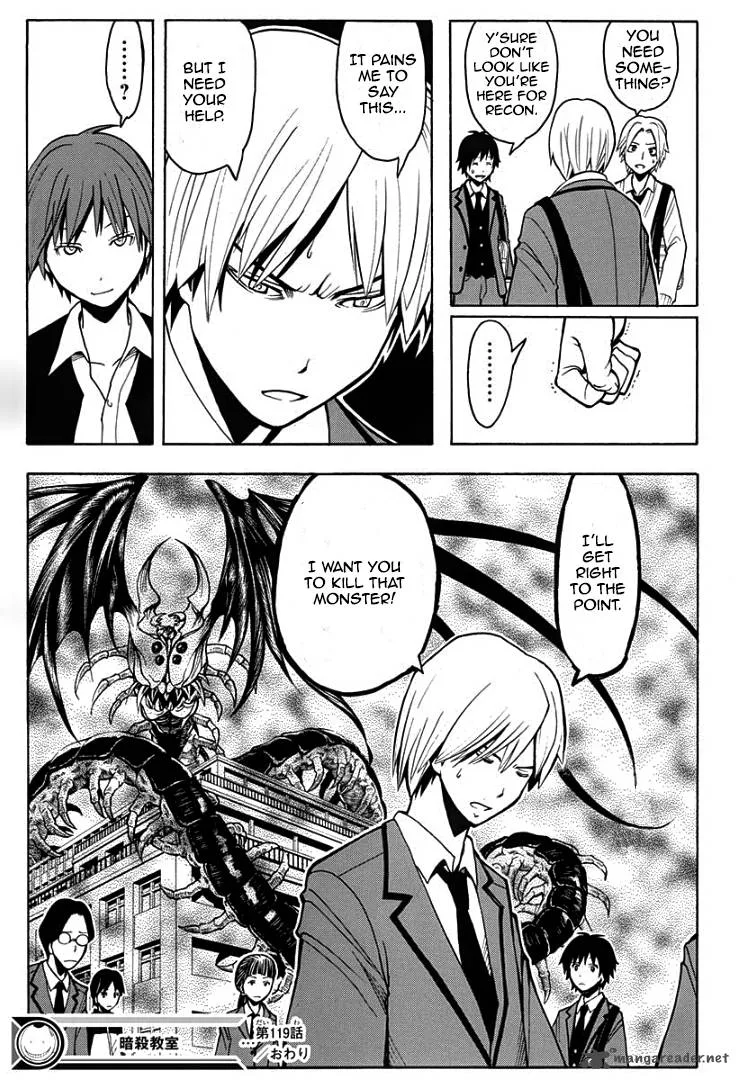 Assassination Classroom Chapter 119 page 19