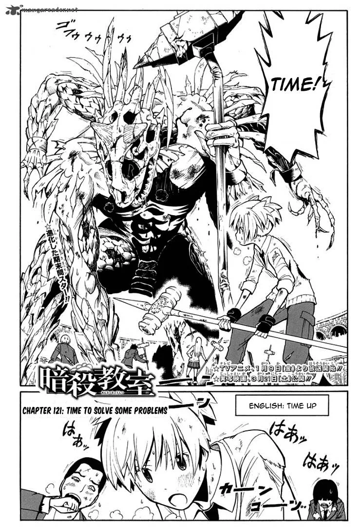Assassination Classroom Chapter 121 page 3
