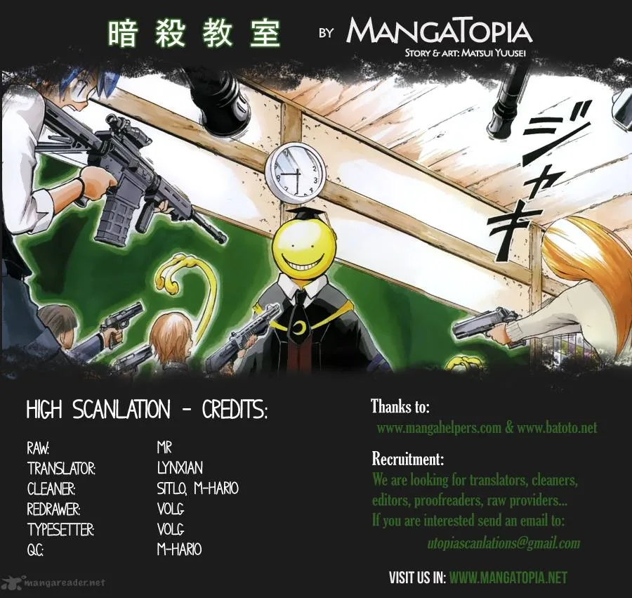 Assassination Classroom Chapter 13 page 1