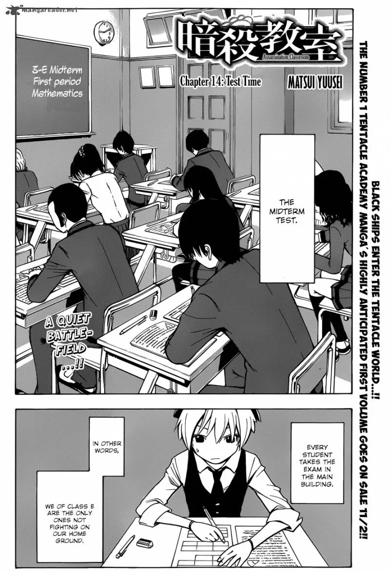 Assassination Classroom Chapter 14 page 3