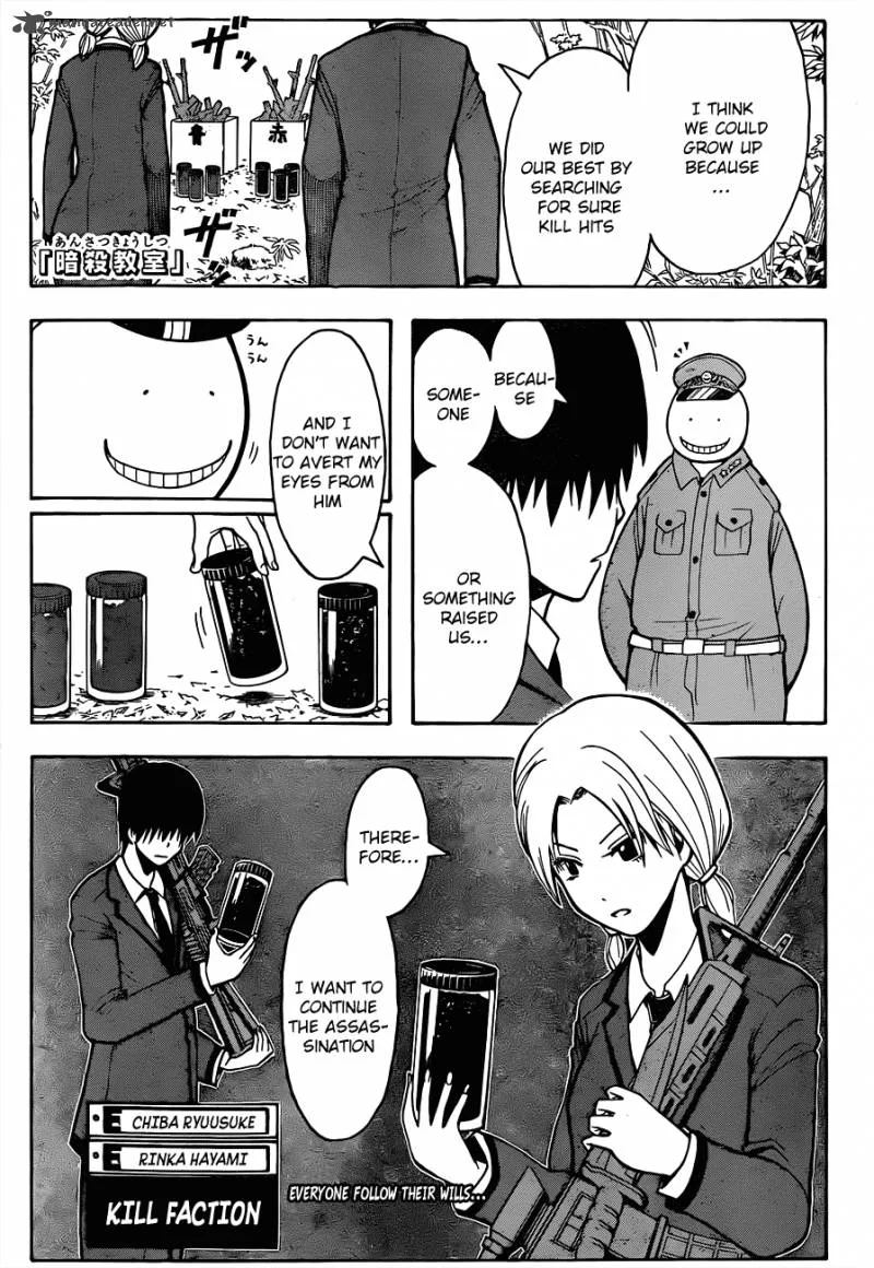 Assassination Classroom Chapter 144 page 1
