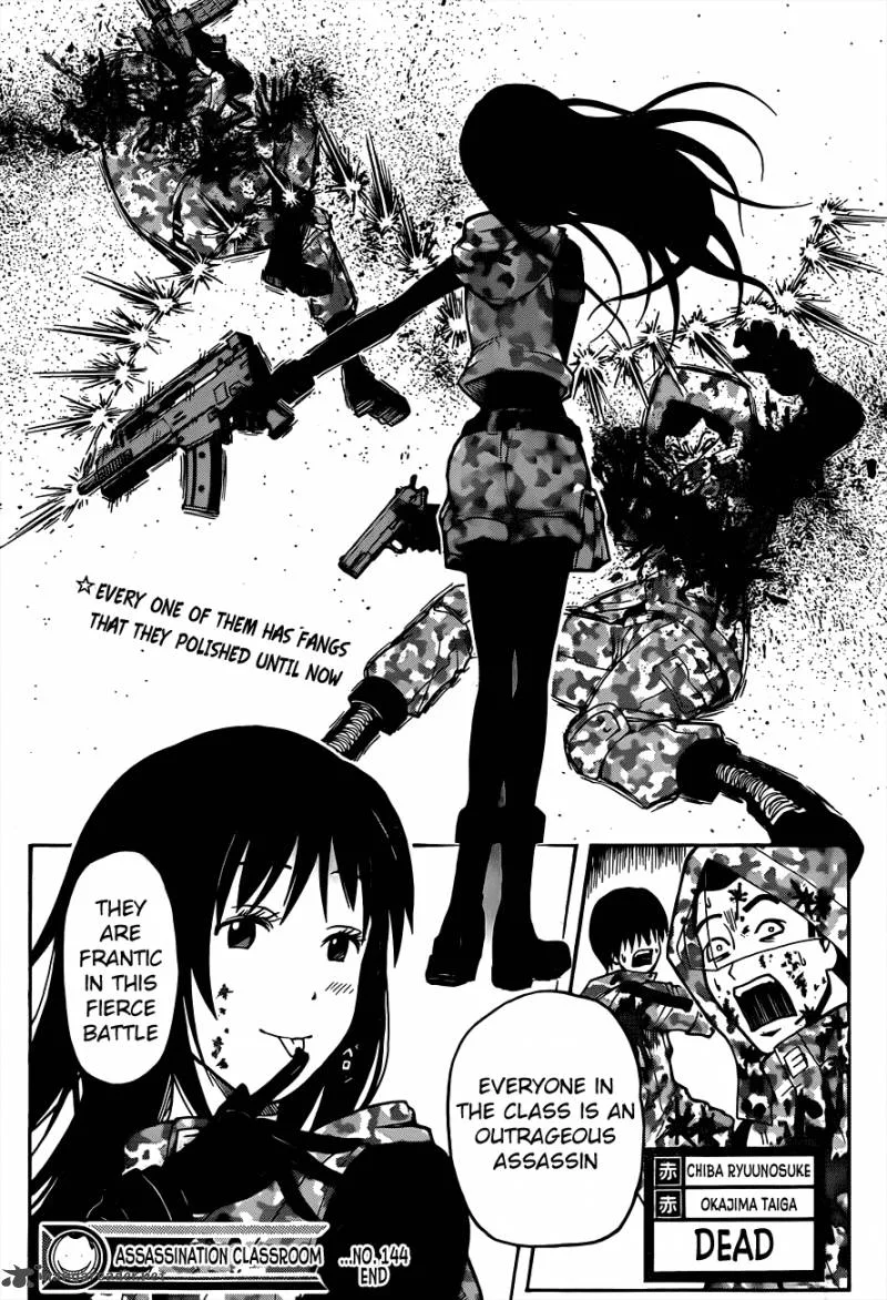 Assassination Classroom Chapter 144 page 21