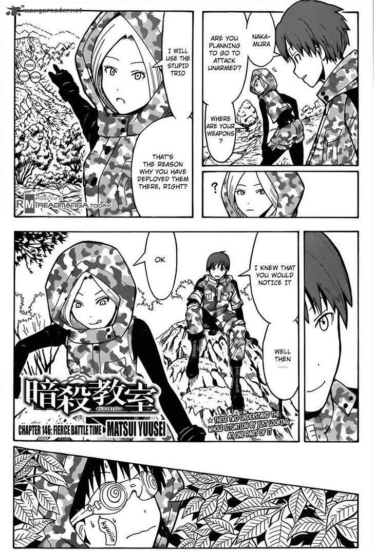Assassination Classroom Chapter 146 page 1