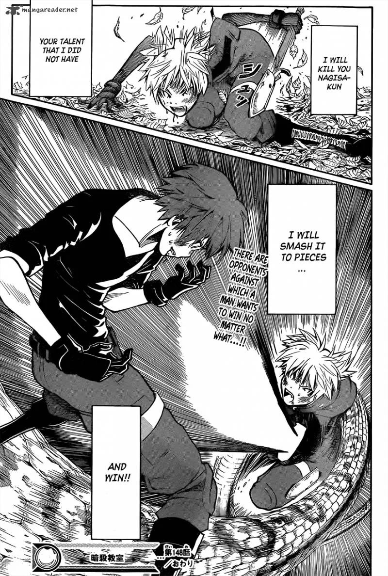 Assassination Classroom Chapter 148 page 22