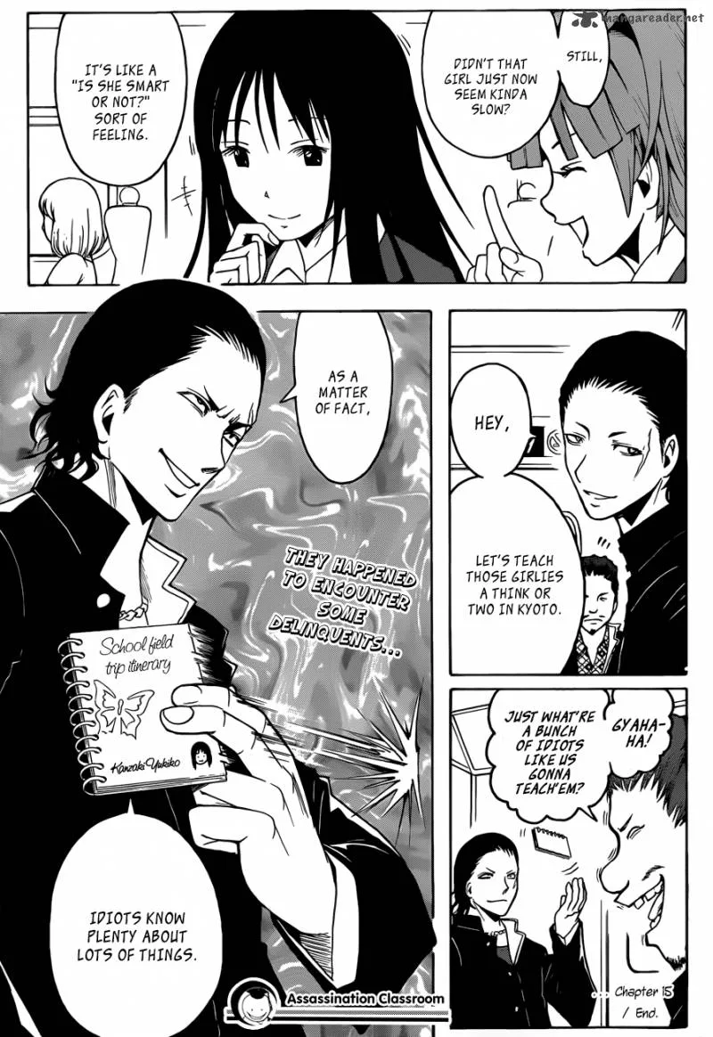 Assassination Classroom Chapter 15 page 20