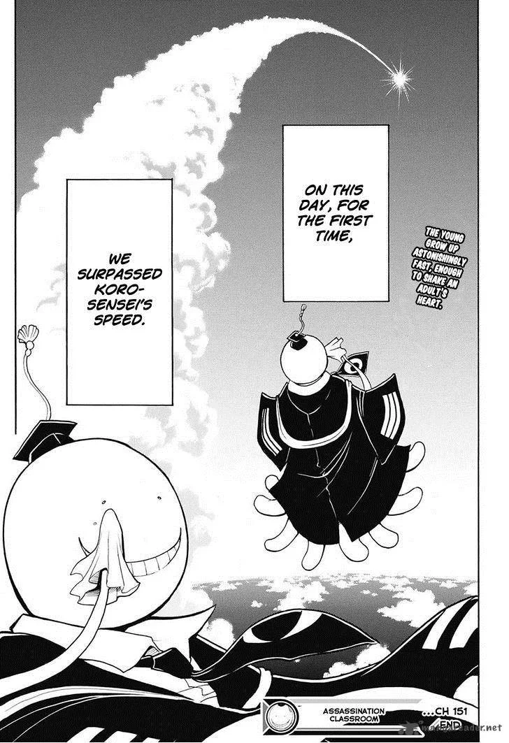 Assassination Classroom Chapter 151 page 20