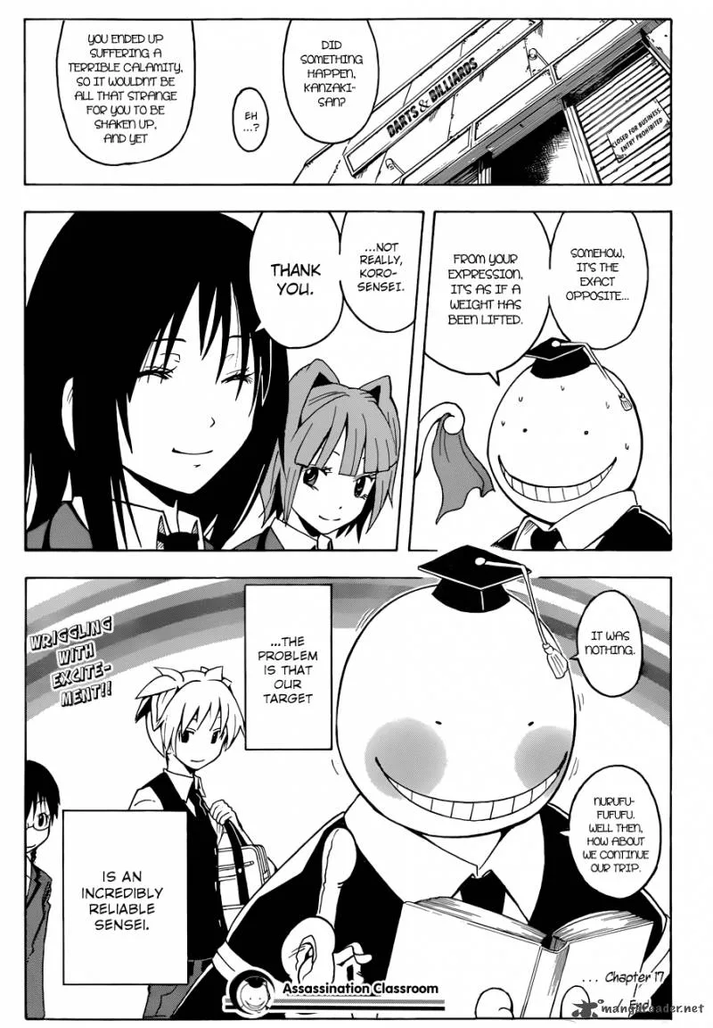 Assassination Classroom Chapter 17 page 22