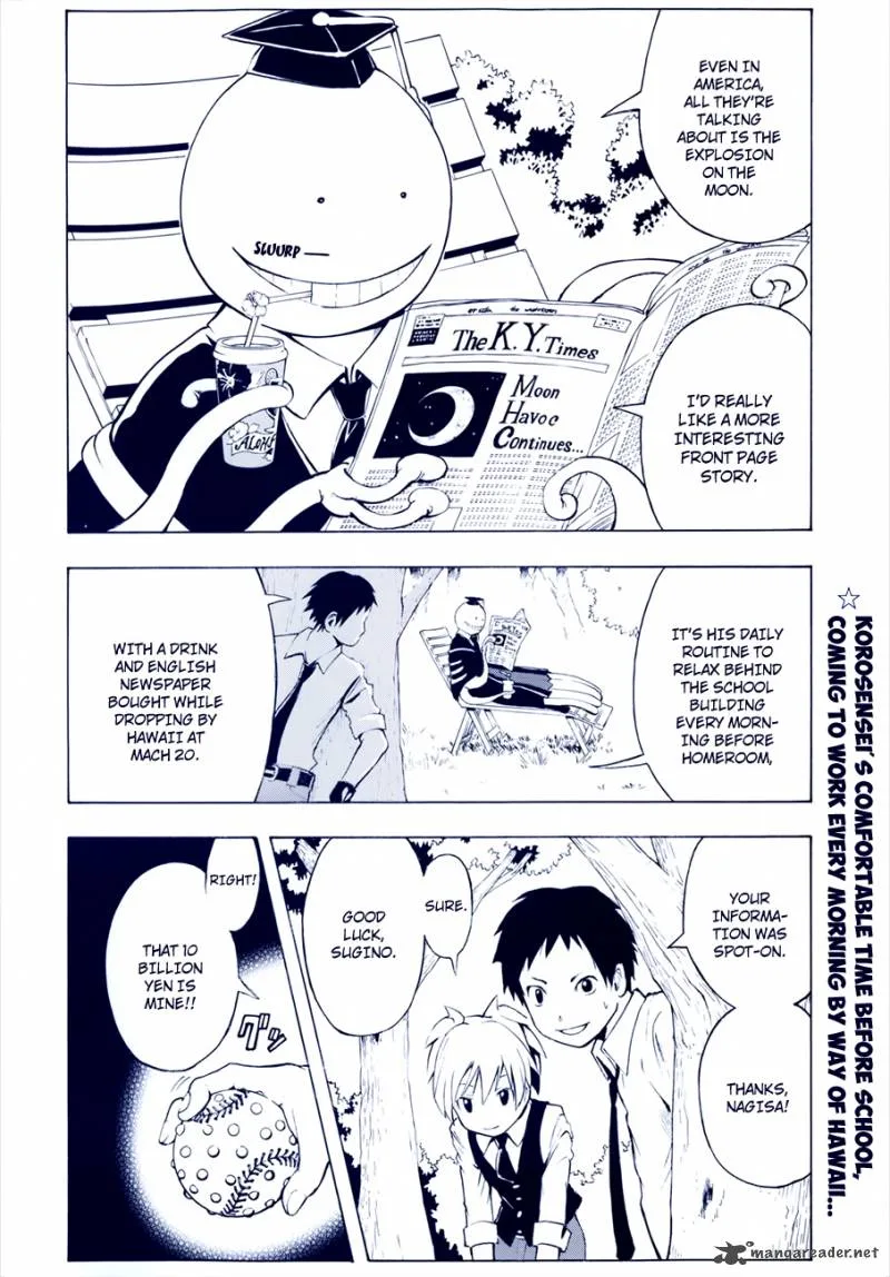 Assassination Classroom Chapter 2 page 3