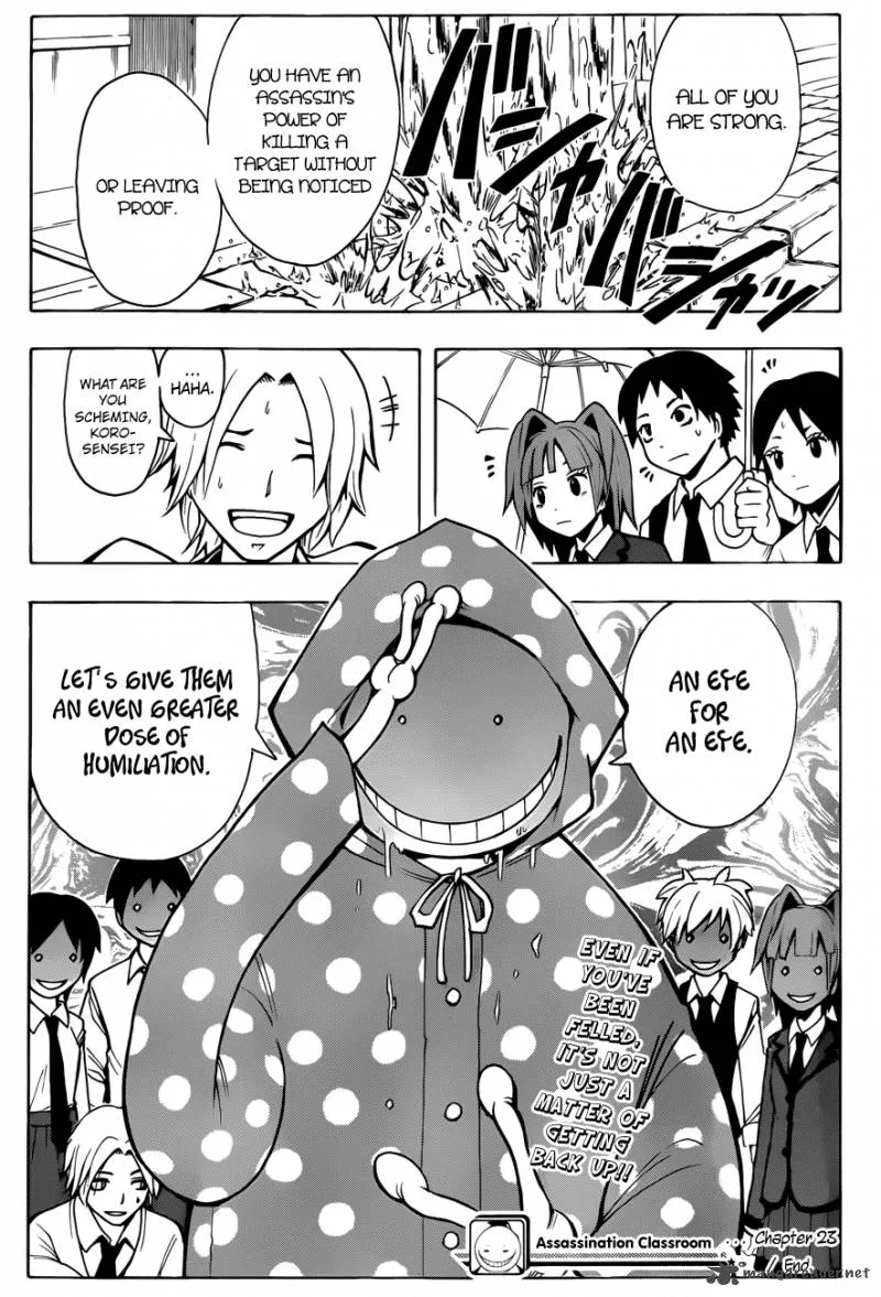 Assassination Classroom Chapter 23 page 20