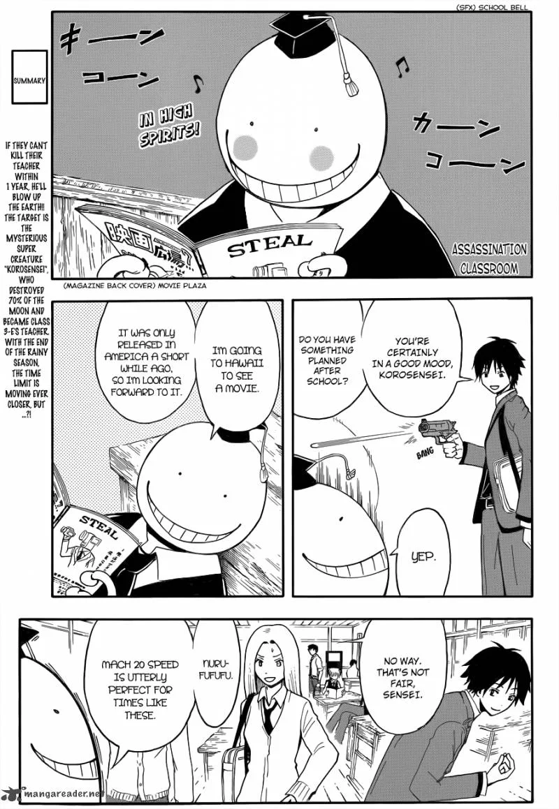 Assassination Classroom Chapter 28 page 2