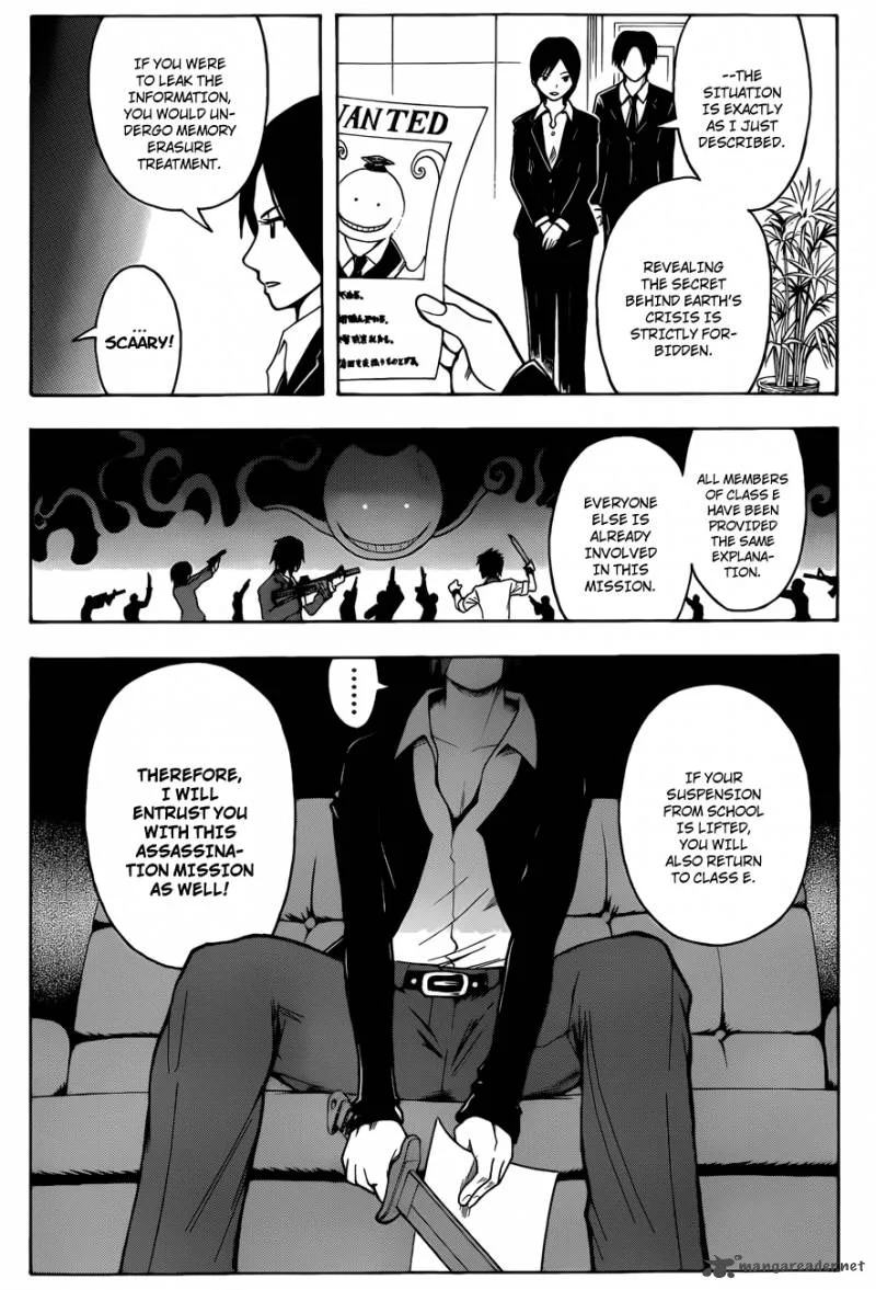 Assassination Classroom Chapter 3 page 19
